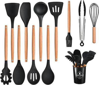 12 Pcs Cooking Utensils Set - ZEEKO.AE