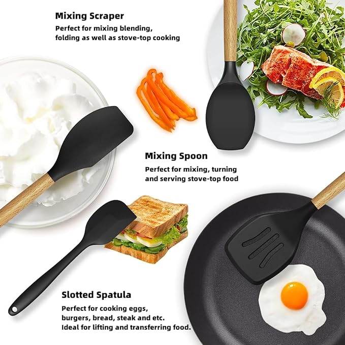 12 Pcs Cooking Utensils Set - ZEEKO.AE
