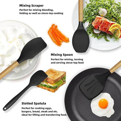 12 Pcs Cooking Utensils Set - ZEEKO.AE