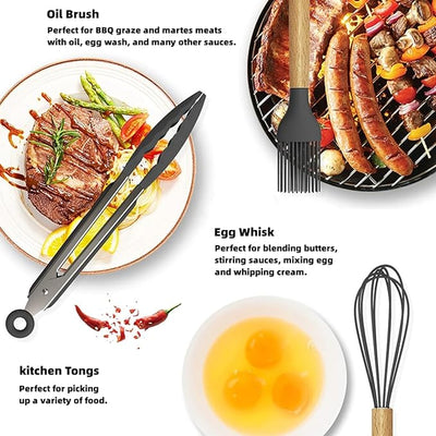 12 Pcs Cooking Utensils Set - ZEEKO.AE