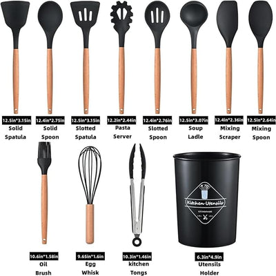 12 Pcs Cooking Utensils Set - ZEEKO.AE