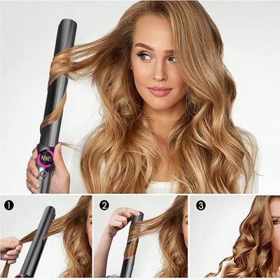 2-in-1 Hair Curler and Straightener - ZEEKO.AE
