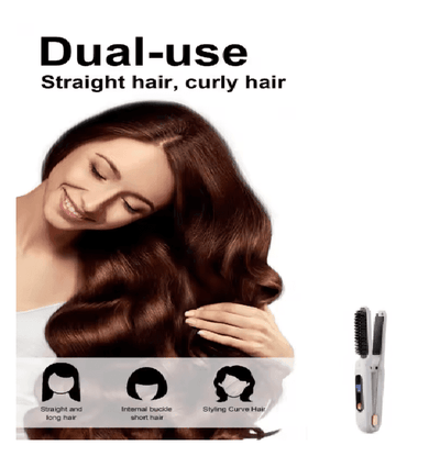 2-in-1 Straightener Hair Comb (XY-286) - ZEEKO.AE