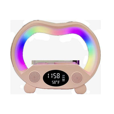 2024 New 6 In 1 Smart Remote Control Bluetooth-compatible Ambience Intelligent LED Table Lamp Multi-function Wireless Charger Night Light Bluetooth-compatible Speaker - ZEEKO.AE