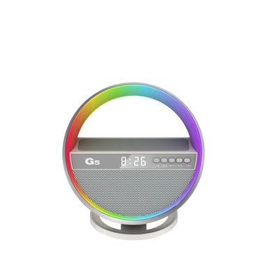 2024 New Multifunction RGB Night Light Wireless Charger Bluetooth-compatible Speaker Large G Ambience Light Home Decor - ZEEKO.AE