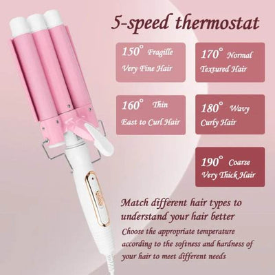 3-in-1 Electric Heating Curler - ZEEKO.AE