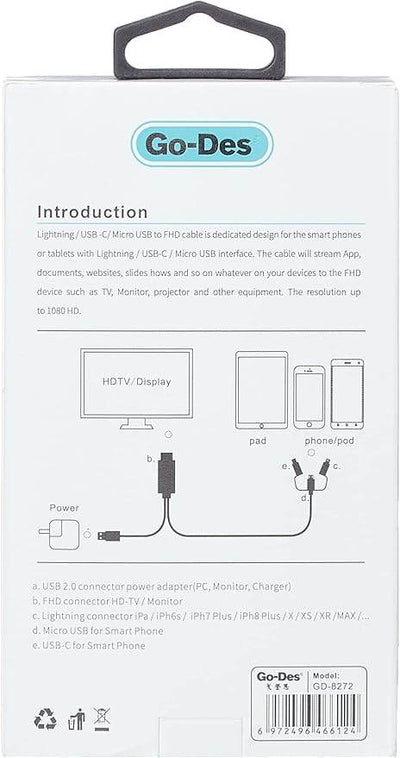 3-in-1 Micro USB - ZEEKO.AE