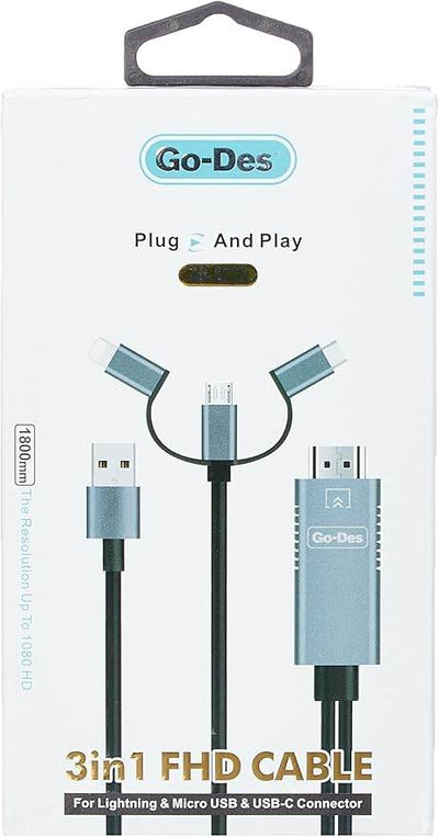 3-in-1 Micro USB - ZEEKO.AE