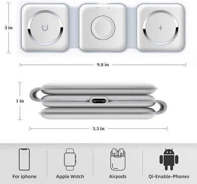 3-in-1 Wireless Charging Pad - ZEEKO.AE