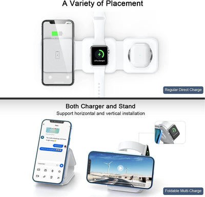 3-in-1 Wireless Charging Pad - ZEEKO.AE