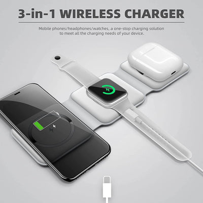 3-in-1 Wireless Charging Pad - ZEEKO.AE