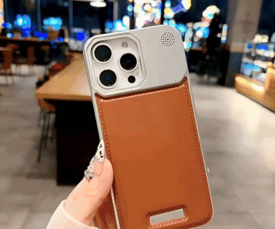 Leather Aromatherapy Cell Phone Case - ZEEKO.AE