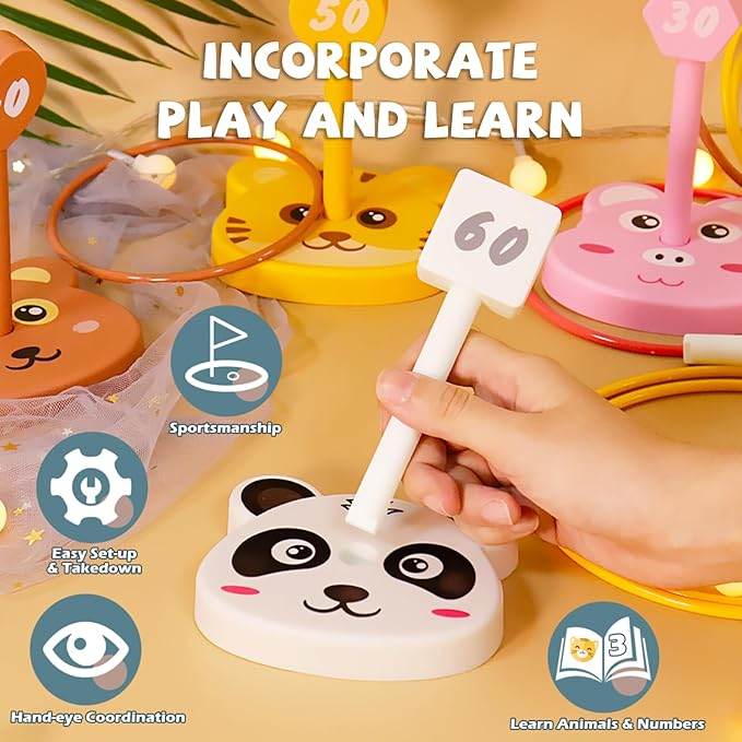 Animal Ring Toss Game - ZEEKO.AE