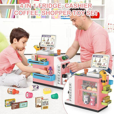 3-in-1 Coffee Machine Set For Kids - ZEEKO.AE