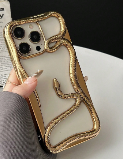 Luxury Snake Frame iPhone Case - ZEEKO.AE