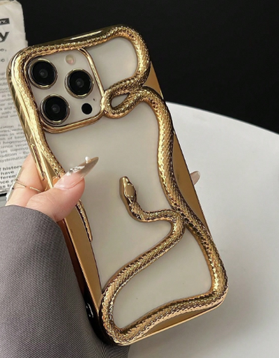 Luxury Snake Frame iPhone Case - ZEEKO.AE