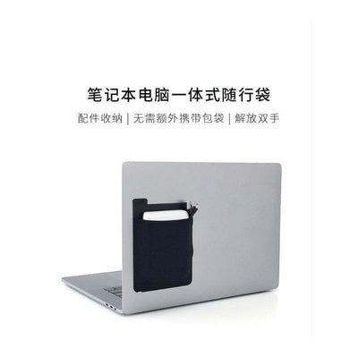 Adhesive Laptop Back Storage Bag Laptop Organizer - ZEEKO.AE