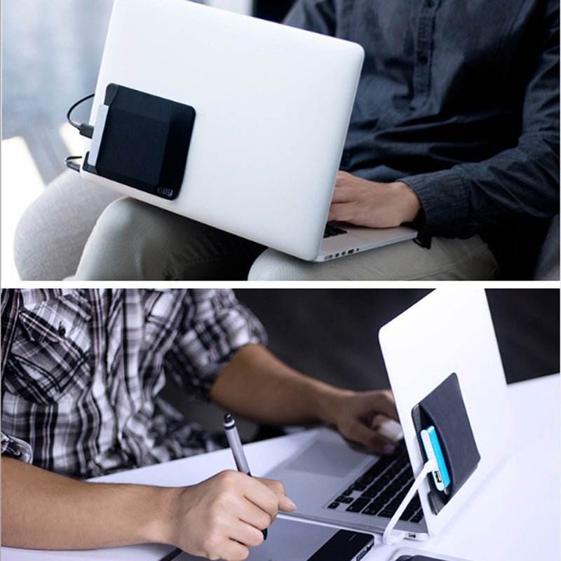 Adhesive Laptop Back Storage Bag Laptop Organizer - ZEEKO.AE