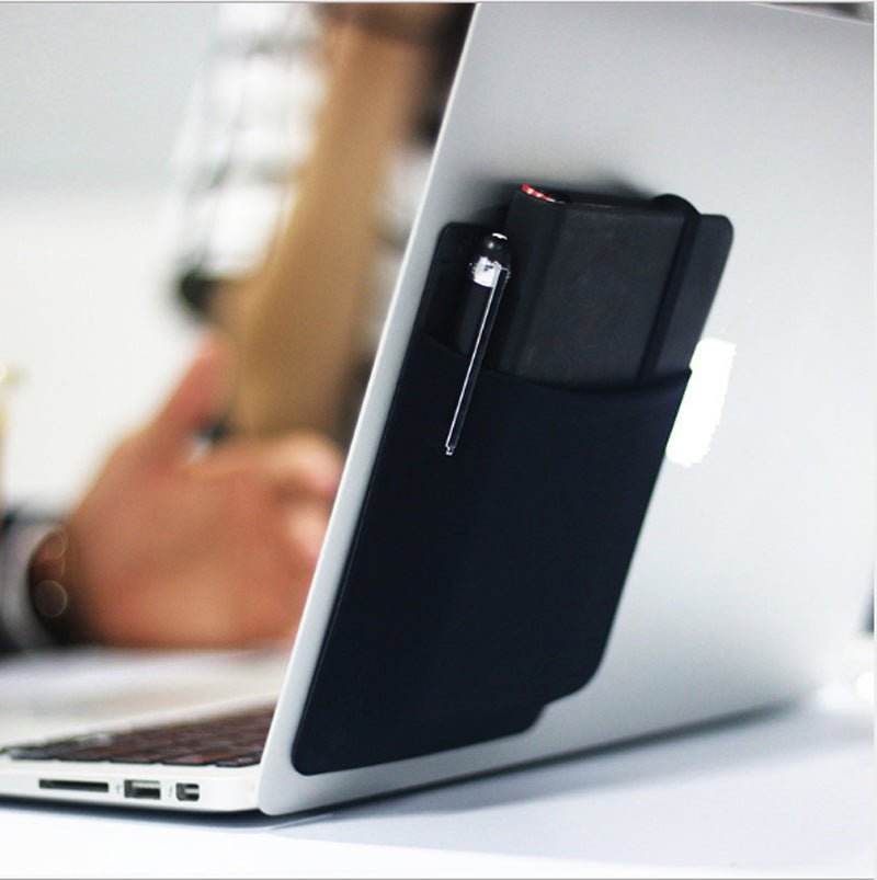 Adhesive Laptop Back Storage Bag Laptop Organizer - ZEEKO.AE