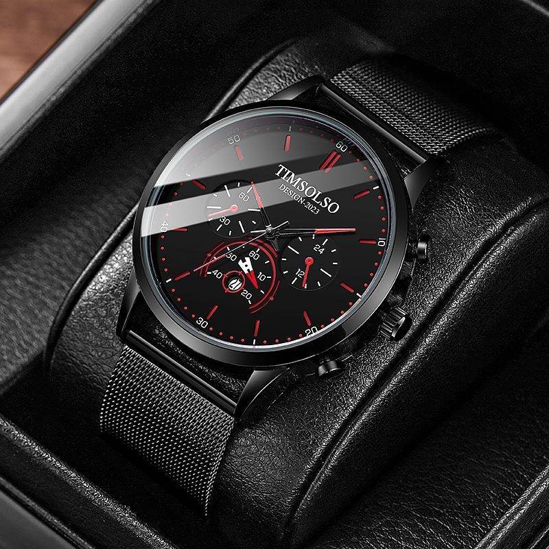 All-matching Simple And High-end Elegant Cool Ultra-thin Calendar Quartz Watch - ZEEKO.AE