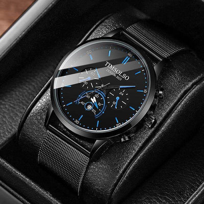 All-matching Simple And High-end Elegant Cool Ultra-thin Calendar Quartz Watch - ZEEKO.AE