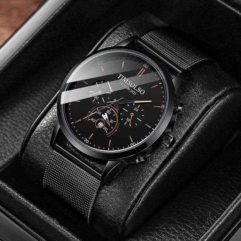 All-matching Simple And High-end Elegant Cool Ultra-thin Calendar Quartz Watch - ZEEKO.AE