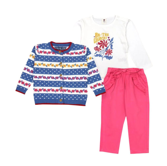Charming Baby Outfit with Cozy Cardigan