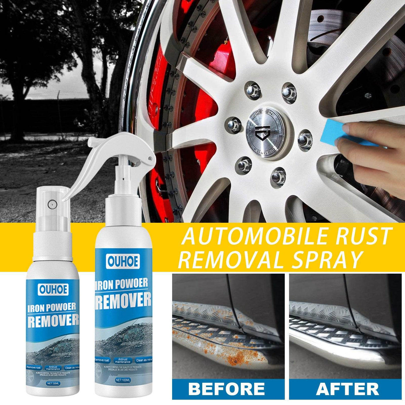 Car Iron Powder Rust Spray Anti-rust Rust Remover - ZEEKO.AE