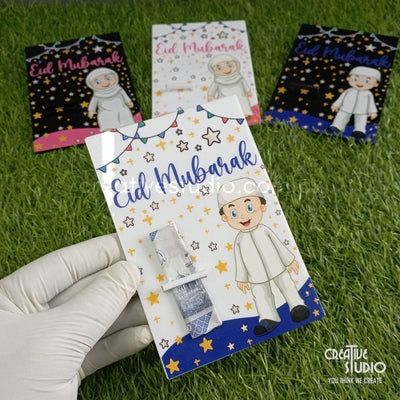 Celebrate Eid with Joy: Colorful Acrylic Eidi Envelopes for Kids – BOY - ZEEKO.AE
