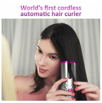 Effortless Cordless Automatic Curling Wand - ZEEKO.AE