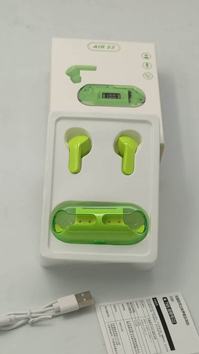 Crystal Wireless Earphones - Transparent Air 33 - ZEEKO.AE