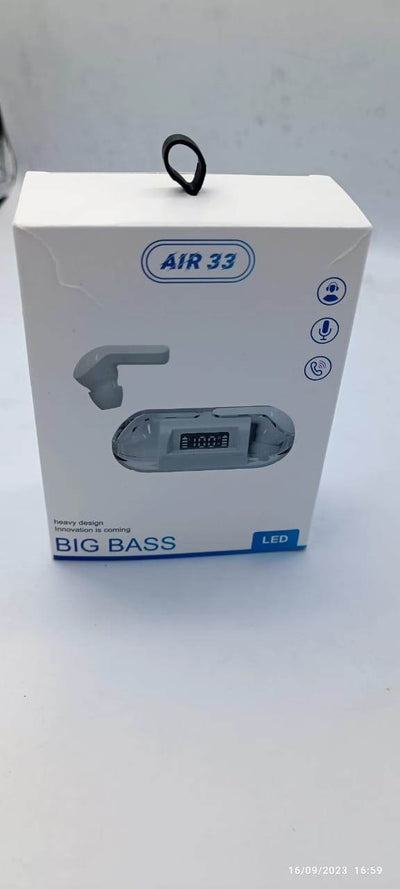 Crystal Wireless Earphones - Transparent Air 33 - ZEEKO.AE