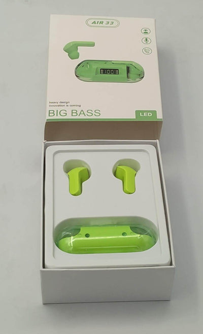 Crystal Wireless Earphones - Transparent Air 33 - ZEEKO.AE