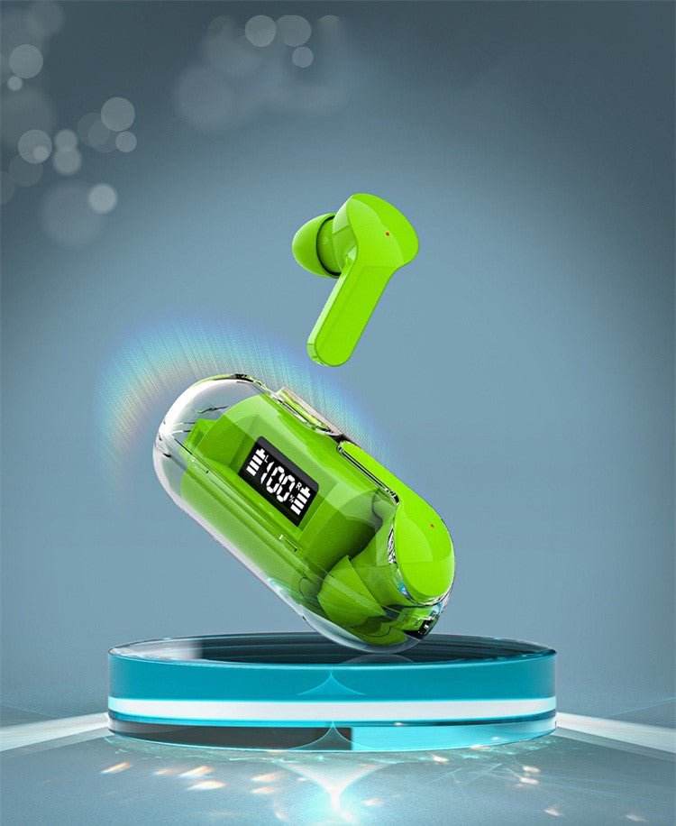 Crystal Wireless Earphones - Transparent Air 33 - ZEEKO.AE