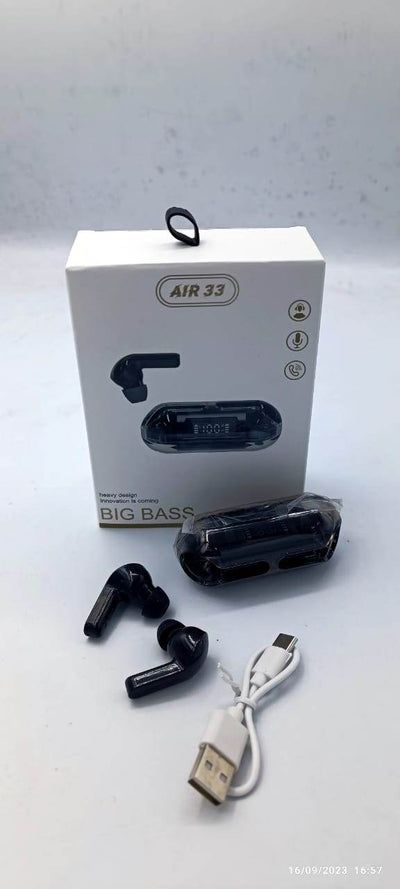 Crystal Wireless Earphones - Transparent Air 33 - ZEEKO.AE