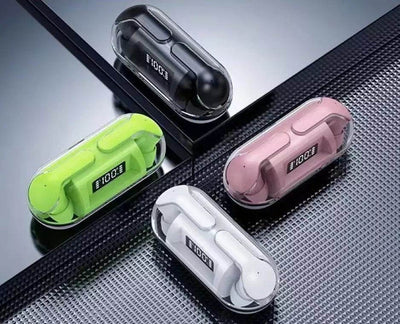 Crystal Wireless Earphones - Transparent Air 33 - ZEEKO.AE