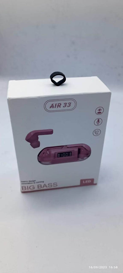 Crystal Wireless Earphones - Transparent Air 33 - ZEEKO.AE