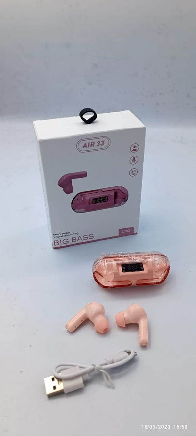 Crystal Wireless Earphones - Transparent Air 33 - ZEEKO.AE