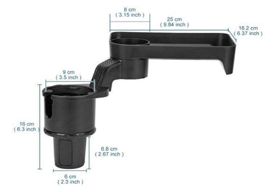 2-in-1 Car Cup Holder - ZEEKO.AE