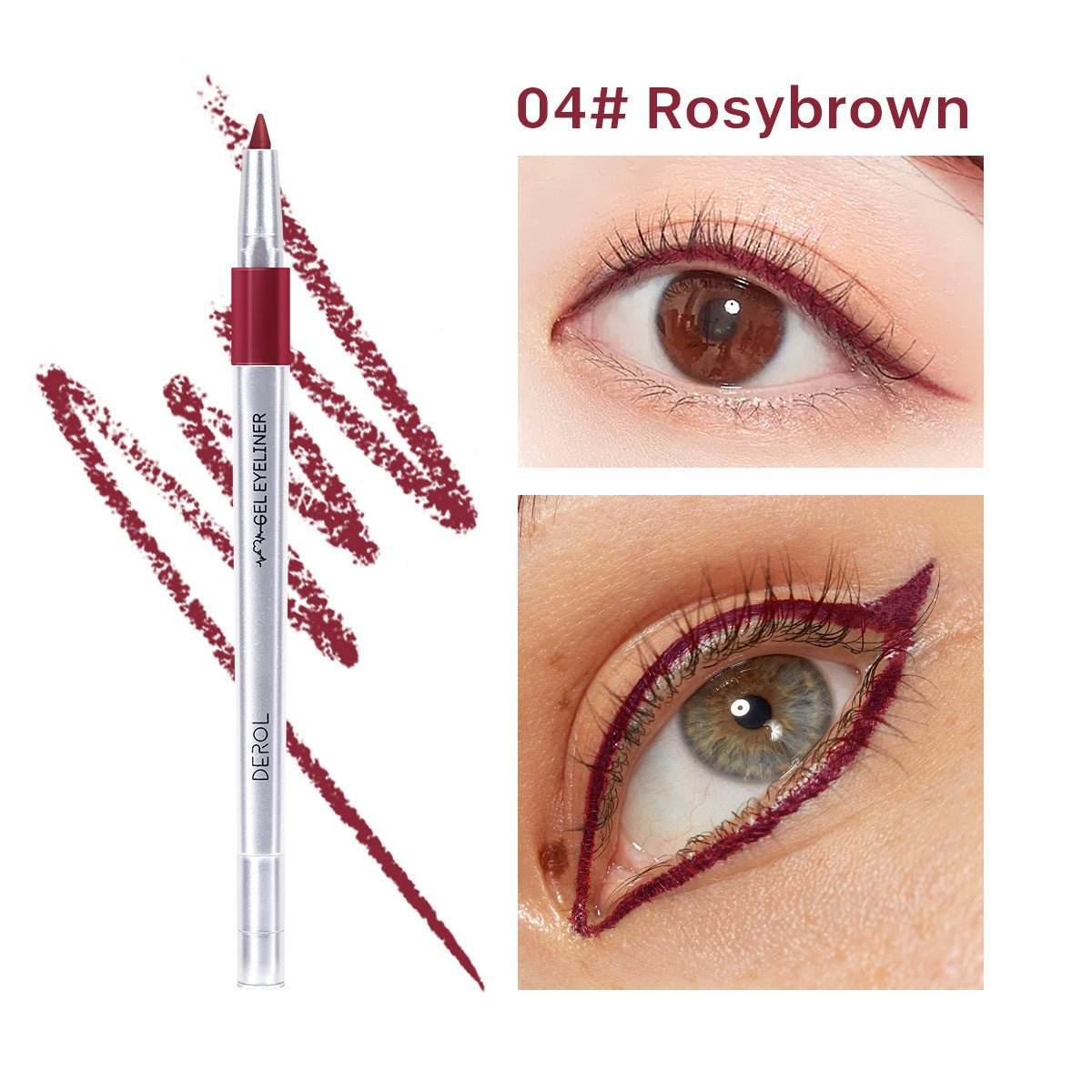 DEROL Vibrant Waterproof Color Eyeliner for Stunning Eyes - ZEEKO.AE