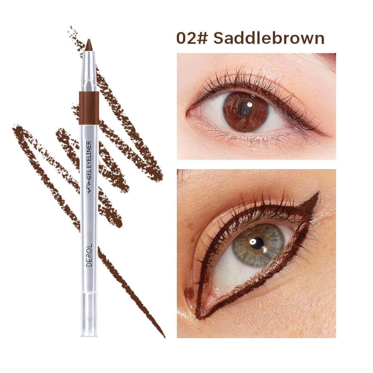 DEROL Vibrant Waterproof Color Eyeliner for Stunning Eyes - ZEEKO.AE