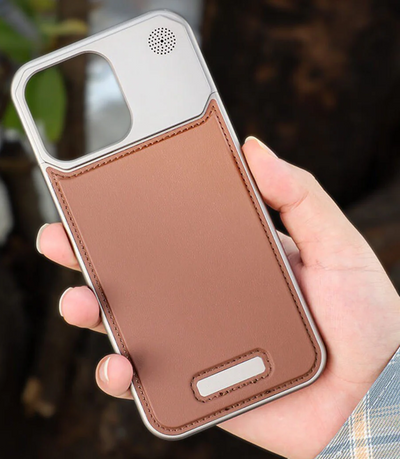 Leather Aromatherapy Cell Phone Case - ZEEKO.AE