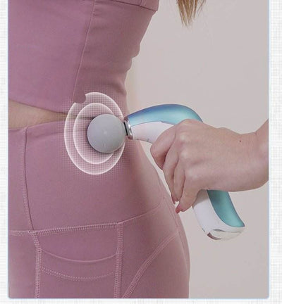 Recharge and Relax: Mini LCD Electric Massage Gun for Deep Tissue Therapy - Perfect for Muscles, Shoulders, and Neck! Portable, Powerful, and Ideal for Fitness Relief! - ZEEKO.AE