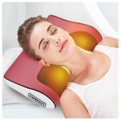 Relaxing Electric Massage Pillow with Vibrating Comfort - ZEEKO.AE