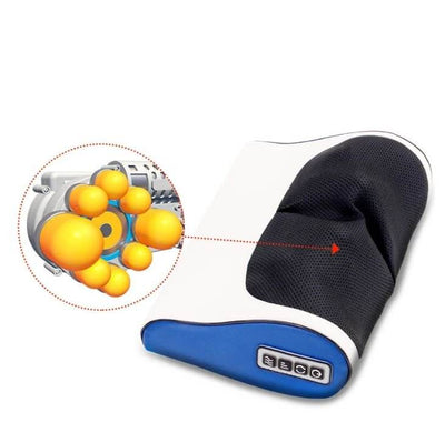 Relaxing Electric Massage Pillow with Vibrating Comfort - ZEEKO.AE