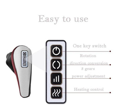 Relaxing Electric Massage Pillow with Vibrating Comfort - ZEEKO.AE