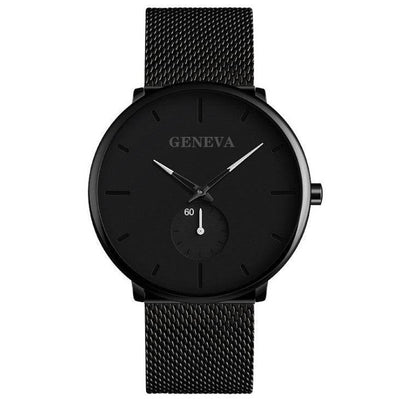 Fashion Casual Geneva Mens Watch Quartz Stainless Steel Brand Wristwatch Analog Watches Wrist - ZEEKO.AE