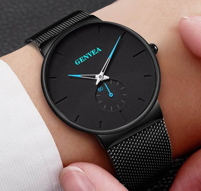Fashion Casual Geneva Mens Watch Quartz Stainless Steel Brand Wristwatch Analog Watches Wrist - ZEEKO.AE
