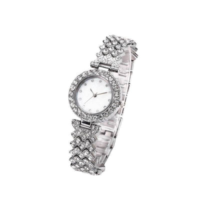 Fashion Simple Women's Quartz Watch Diamond Alloy - ZEEKO.AE
