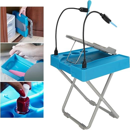 Foldable Nail Manicure Table - ZEEKO.AE